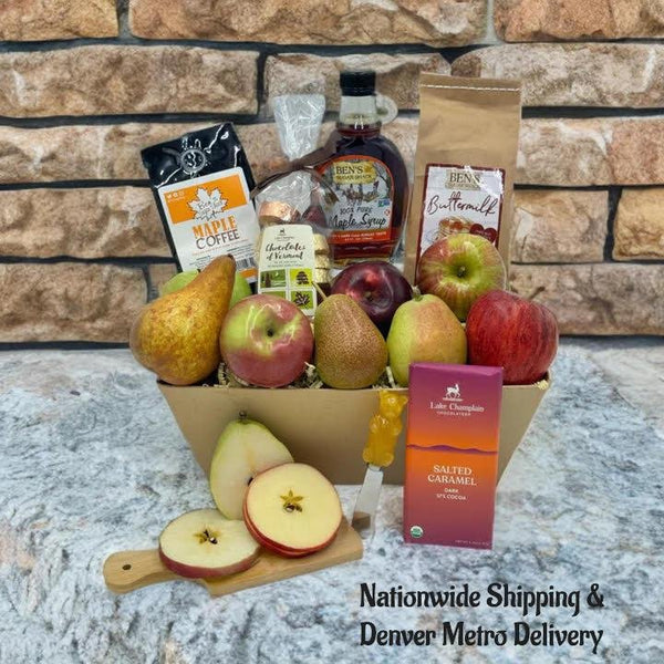 BSK13 - Taste of New England Basket - Honey Bear Fruit Baskets