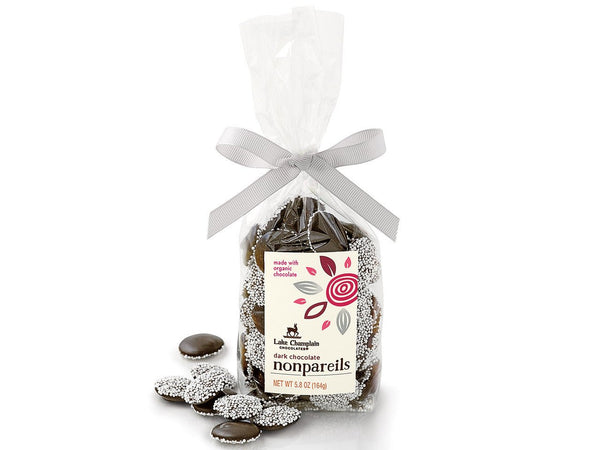 Food - Dark Chocolate Organic Nonpareils - Honey Bear Fruit Baskets