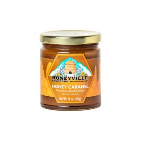 FOOD - HV Honey Caramel Sauce by Honeyville Colorado - Honey Bear Fruit Baskets