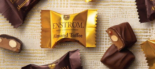 FOOD-Enstrom's Mini Toffee Bars - Honey Bear Fruit Baskets