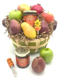 BSK2-Small Fall/Winter Fruit Basket - Honey Bear Fruit Baskets