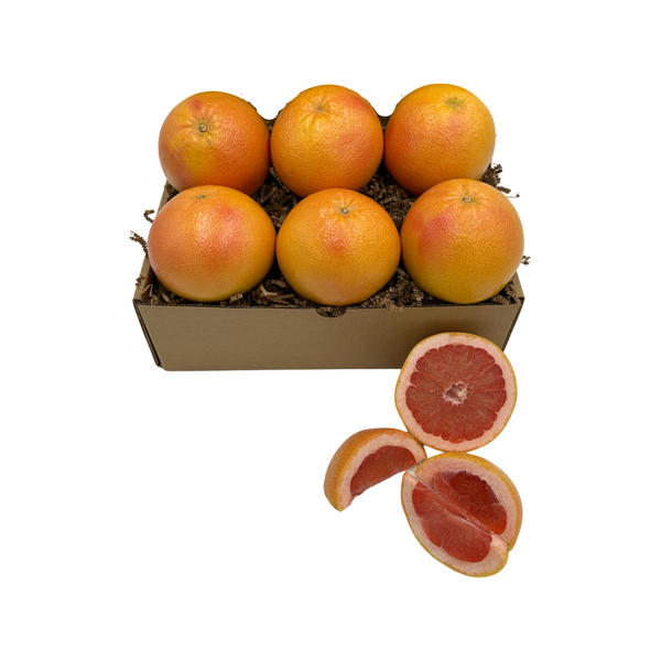 BOX4- Ruby Red Grapefruit 6CT - Honey Bear Fruit Baskets